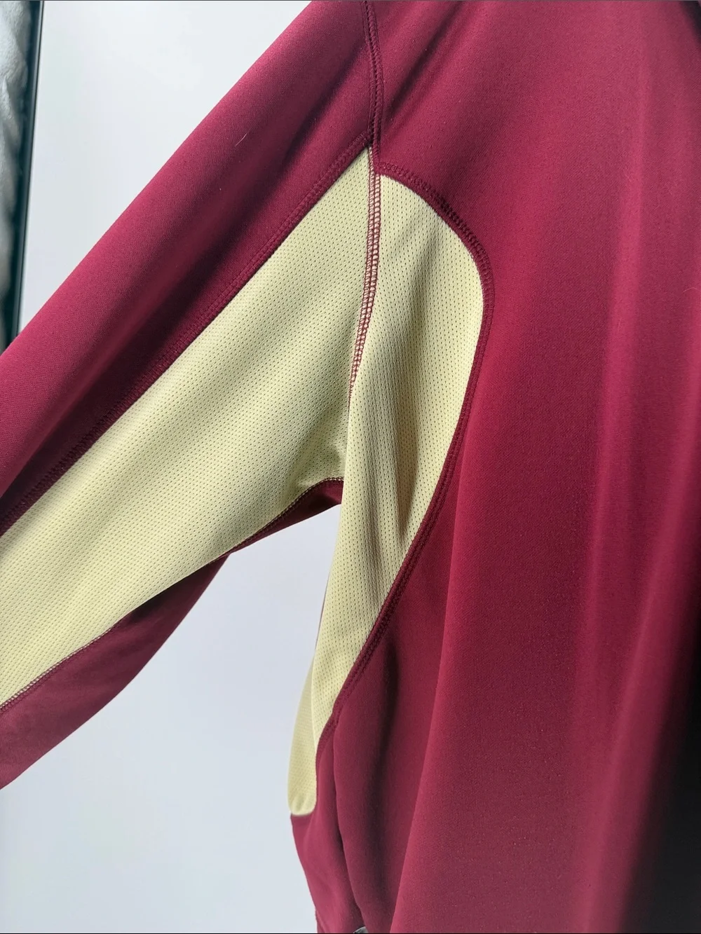 Nike Maroon Florida State Crewneck Hoodie with Cream Accents